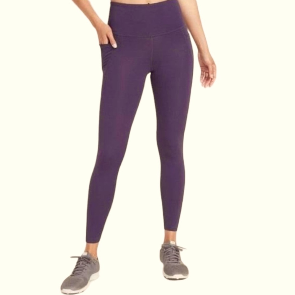 Old Navy High Rise Leggings with Pockets Large Tall New